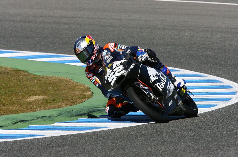 Claudio Corti y Danny Kent lideran el último entrenamiento en Jerez