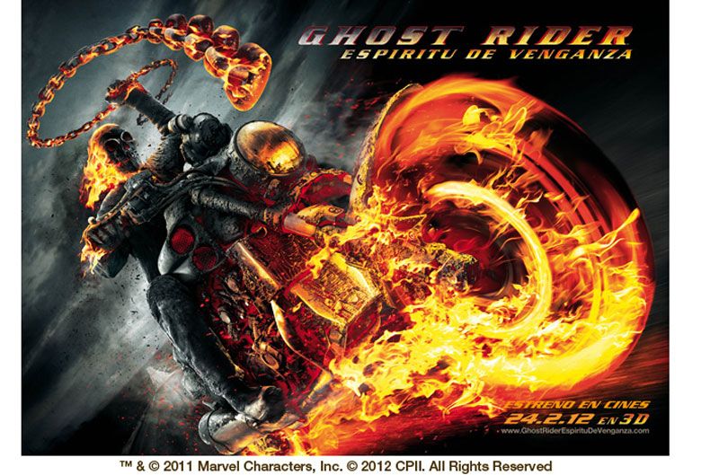 Te invitamos al cine a ver Ghost Rider: Espíritu de venganza