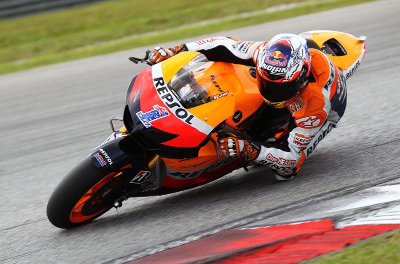 Stoner, el más rápido en Sepang