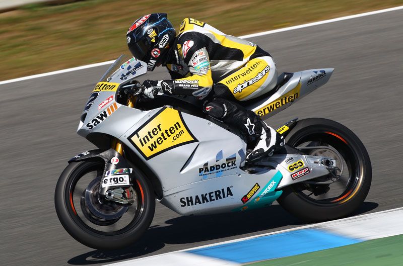 Luthi y Fenati los más rápidos en los test de Jerez