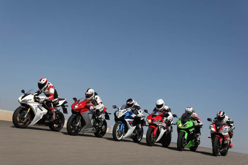 Comparativa Supersport 600 2012