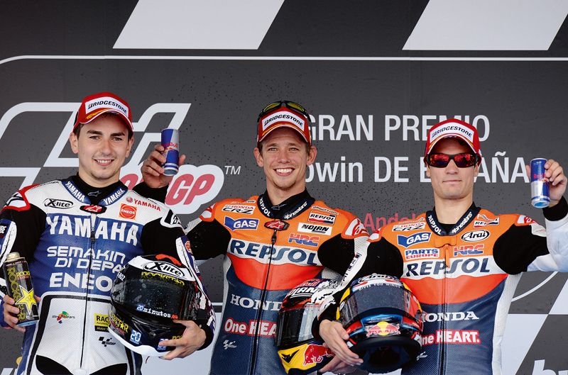 Casey Stoner: He vuelto a tener problemas de antebrazo, pero no tan graves