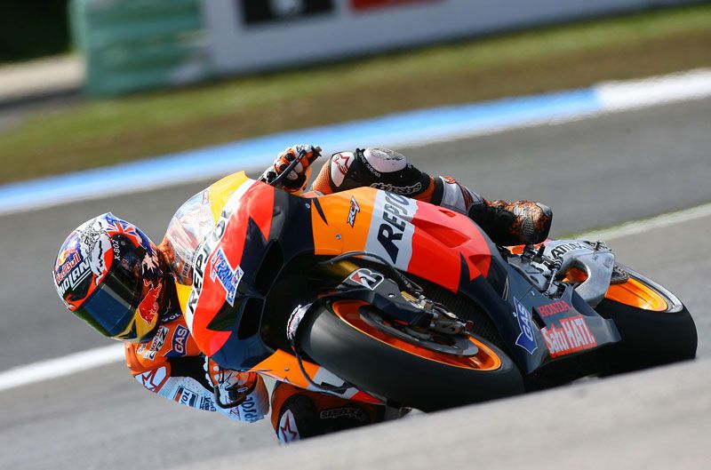 Victoria de Casey Stoner en el Gran Premio de Portugal de MotoGP