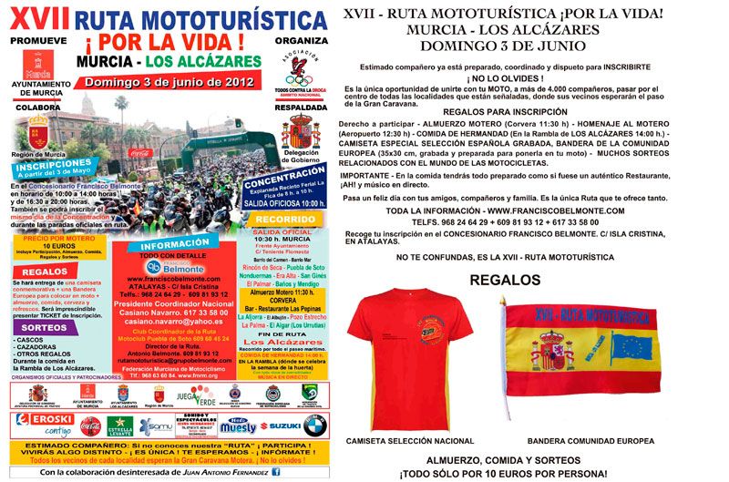 XVII Ruta Mototurística ¡Por la Vida!