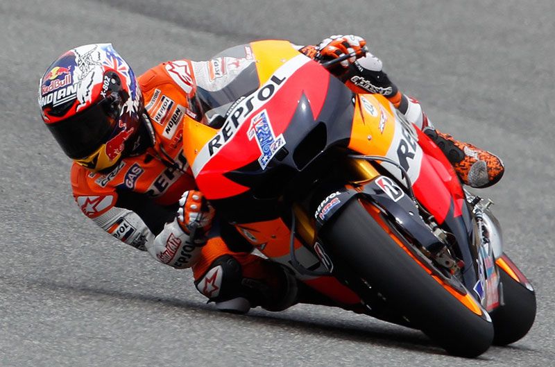 Stoner, Luthi y Viñales, los más rápidos en el FP1 del Gran Premio de Francia