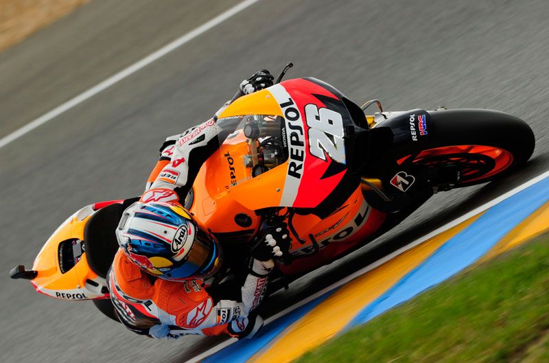 Pedrosa, Márquez y Viñales consiguen las "pole position" del Gran Premio de Francia