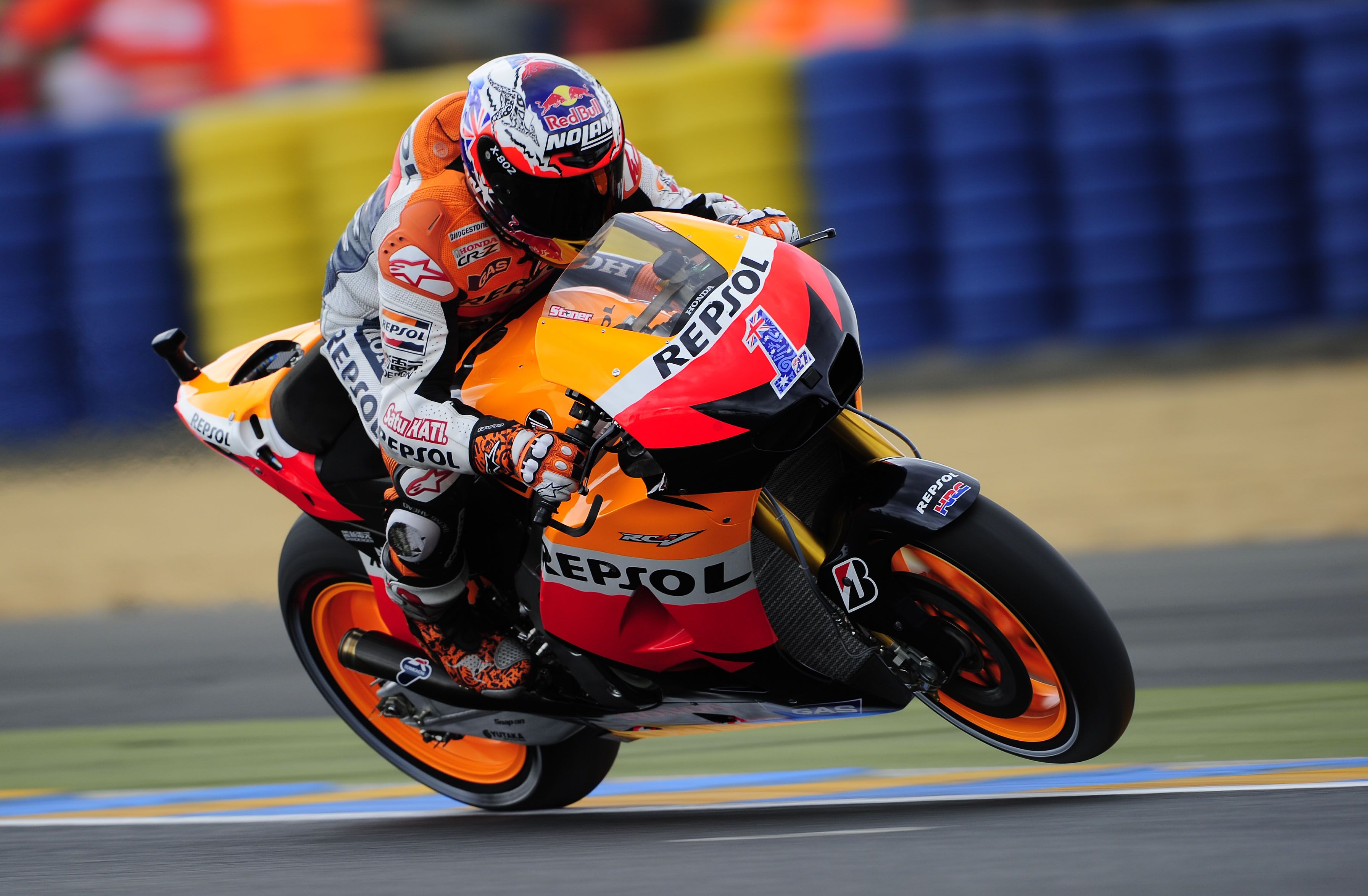 Stoner, Espargaró y Oliveira dominan en el FP3 de Gran Premio de Francia