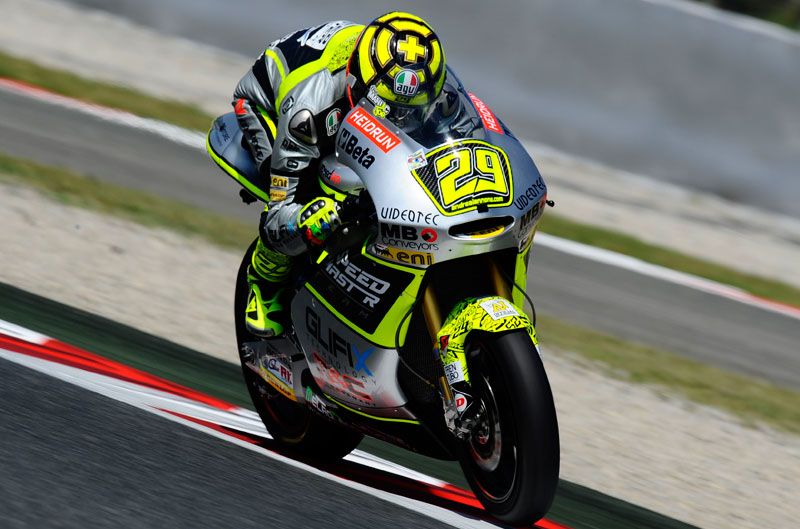 Victoria de Andrea Iannone en el Gran Premio de Cataluña de Moto2