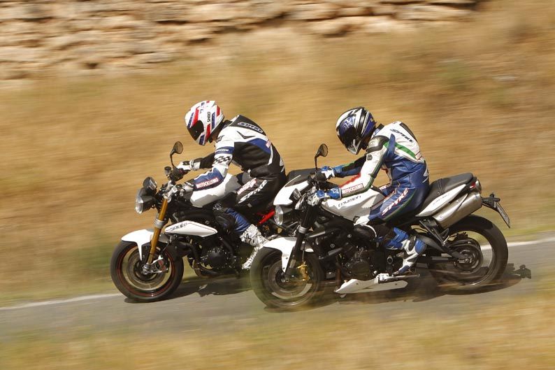 Comparativa Triumph: Speed Triple R y Street Triple R