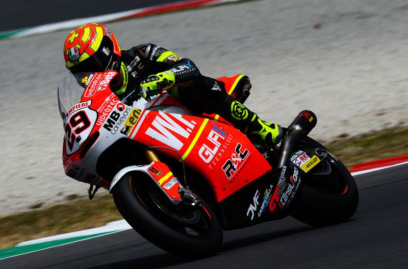 Victoria de Andrea Iannone en el Gran Premio de Italia de Moto2