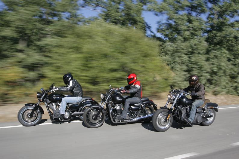 Comparativa Custom Dragsters: Harley-Davidson, Triumph y Victory
