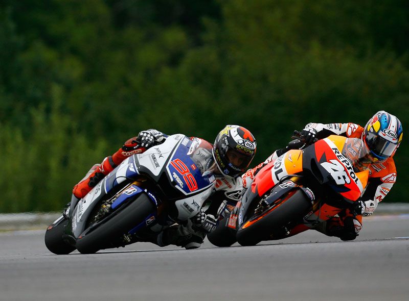 Gran duelo entre Lorenzo y Pedrosa