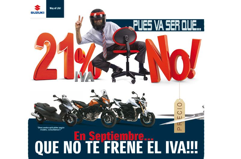 Promociones Suzuki para la campaña del IVA