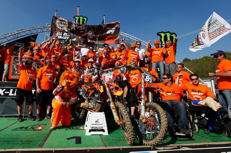 Tony Cairoli y Jeffrey Herlings, campeones del mundo