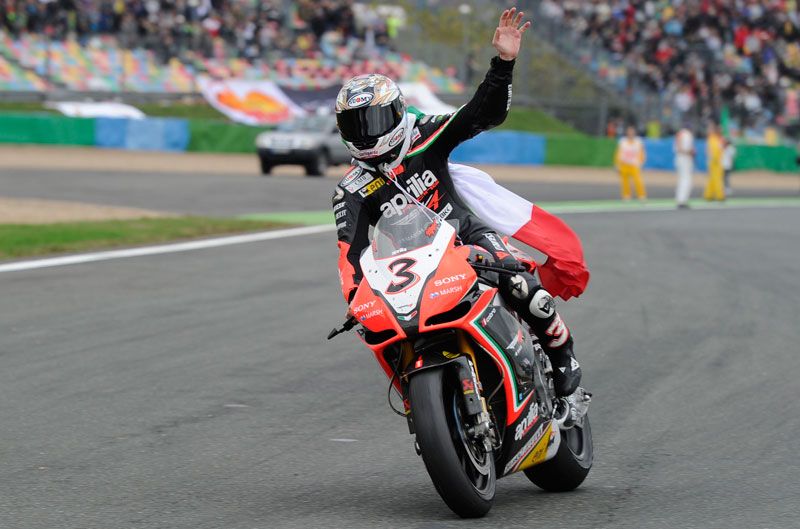 Max Biaggi, campeón del Mundo de Superbike