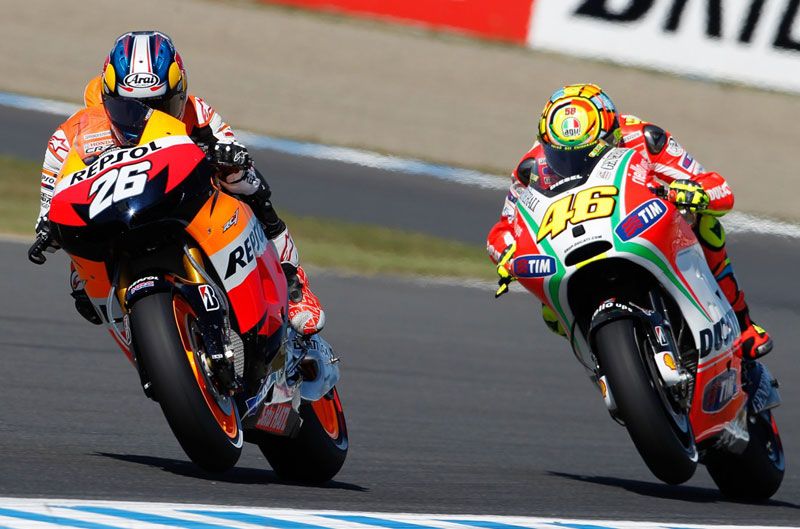 Pedrosa, Márquez y Cortese, los más rápidos en el FP2 del GP de Japón