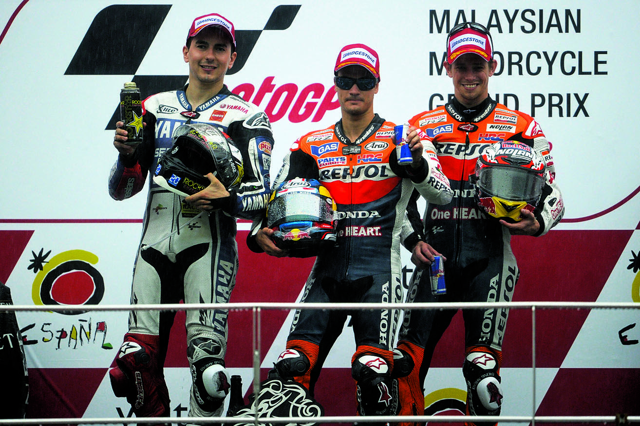 Protagonistas de MotoGP en Malasia