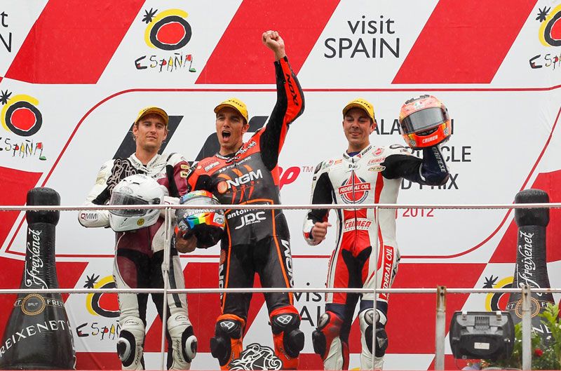 Victoria de Alex De Angelis en el Gran Premio de Malasia de Moto2
