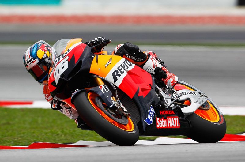 Dani Pedrosa gana el Gran Premio de Malasia y acorta distancia con Jorge Lorenzo
