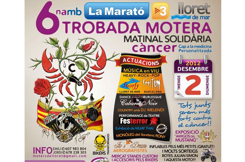 VI Matinal Motera Solidaria por la Maratón de TV3