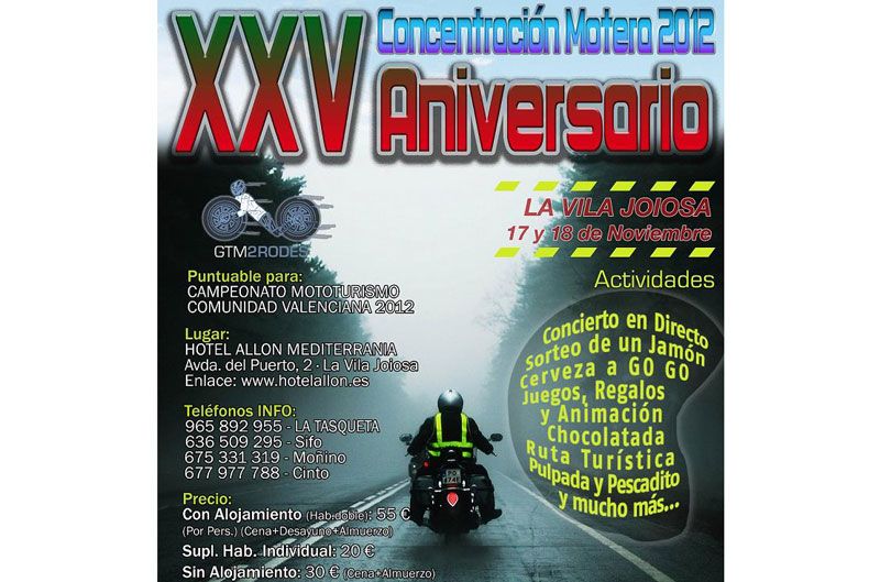 XXV Concentración Motera Villajoyosa