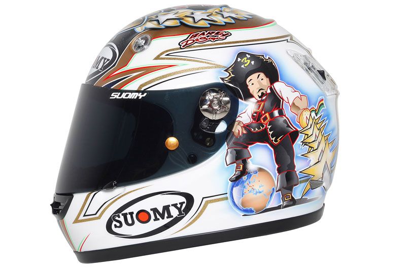 Casco Suomy réplica Max Biaggi