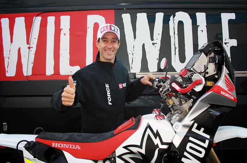 Gerad Farrés y Wild Wolf juntos en el Dakar