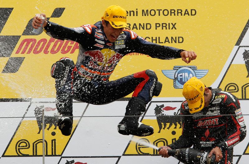 Marc Márquez en la redacción de Motociclismo