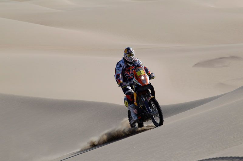 Cyril Després se pone primero en el Dakar