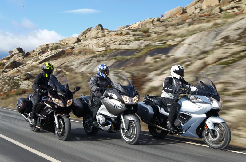 Comparativa Gran Turismo: BMW R 1200 RT, Triumph Trophy 1200 SE y Yamaha FJR1300A