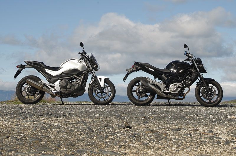 Comparativa Honda NC700S y Suzuki Gladius