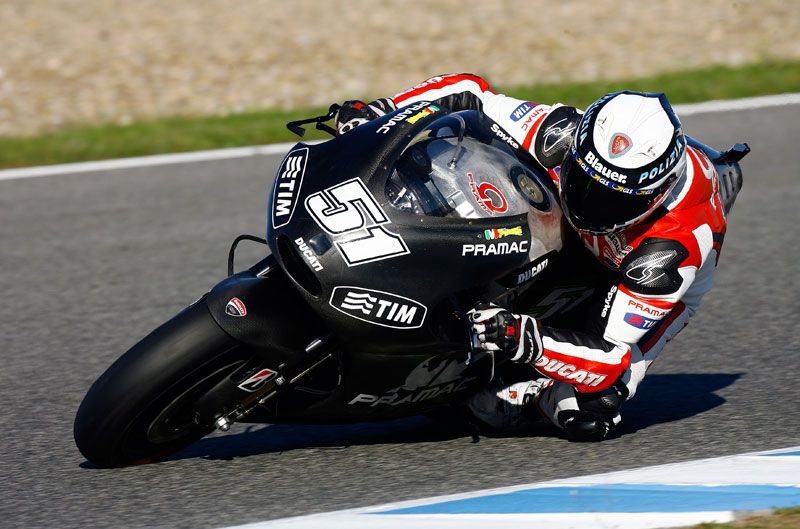 Concluye el test Ducati en Jerez marcado por la meteorología