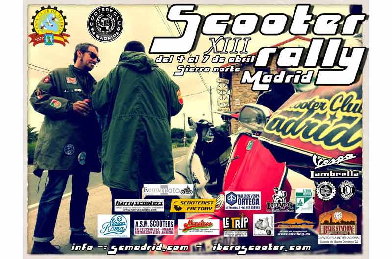 Rally 2013 en el Scooter Club Madrid