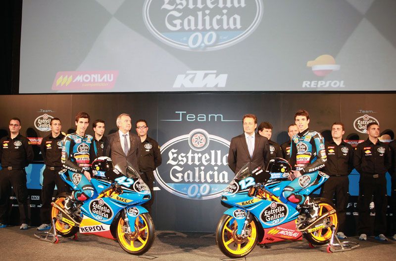 Presentación Estrella de Galicia 0,0 Moto3