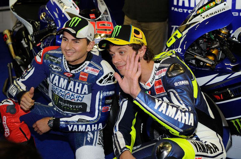 Lorenzo y Rossi vuelven a ser amigos