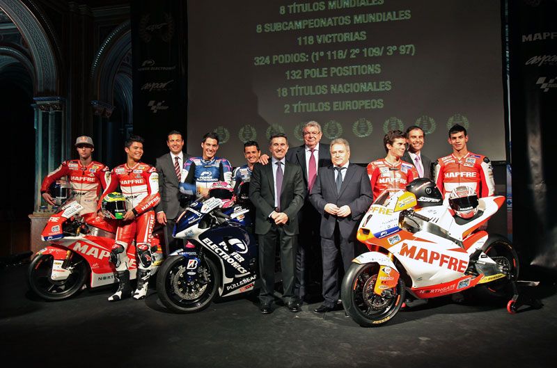 Presentación de los equipos Aspar de MotoGP, Moto2 y Moto3