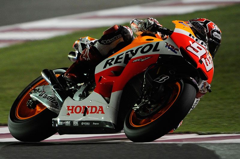 Marc Márquez lidera los entrenamientos en Qatar
