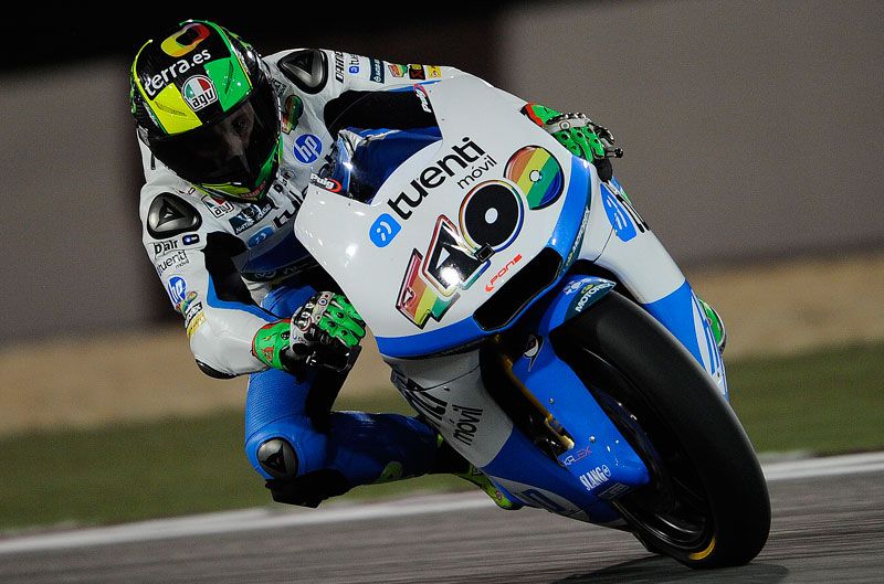 Pol Espargaró vuela para conseguir el mejor tiempo en Moto2