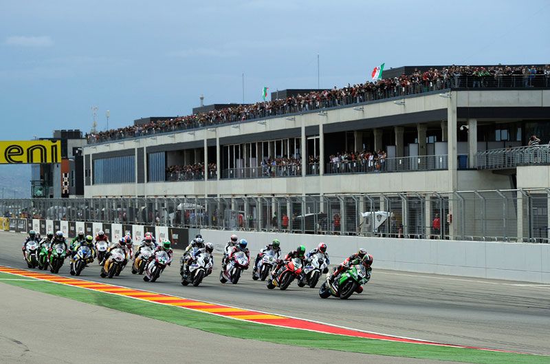 El Mundial de SBK aterriza en MotorLand Aragón