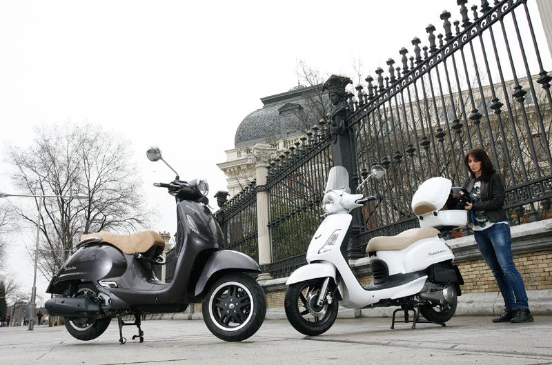 Comparativa scooter SYM Fiddley y Bellavita 125