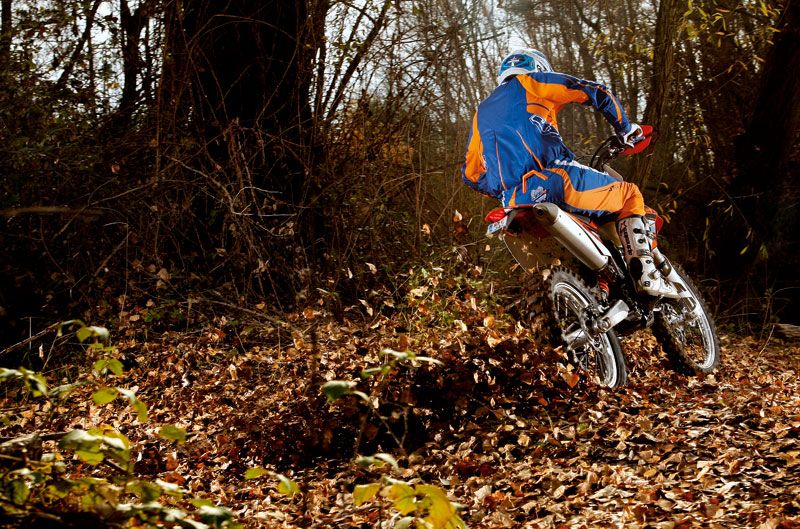 KTM 350 EXC. Prueba Moto Verde