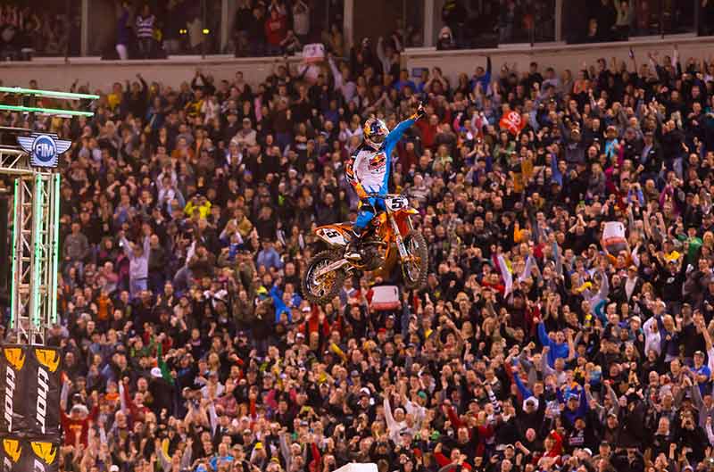 Gran victoria de Ryan Dungey en el SX de Minneapolis