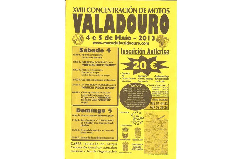 XVIII Concentración de motos Valadouro