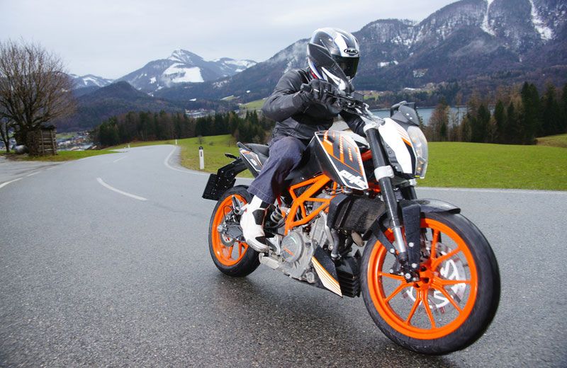 KTM 390 Duke. Prueba