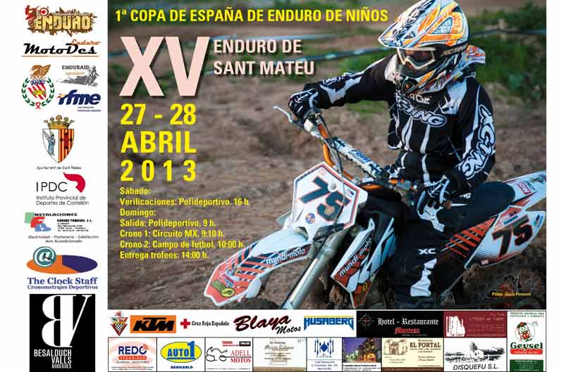 Sant Mateu espera la llegada de los peques de Enduro