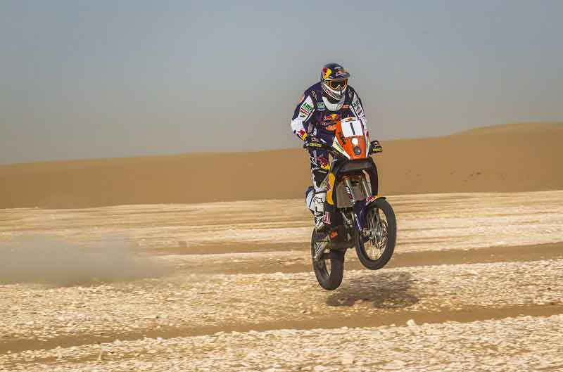 Marc Coma mantiene el liderato en la segunda etapa del Rally de Qatar