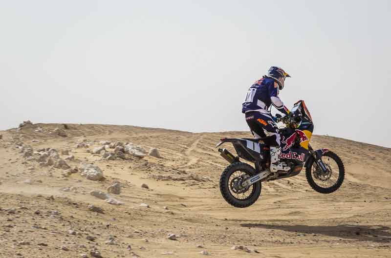 Marc Coma, ganador del Rally de Qatar
