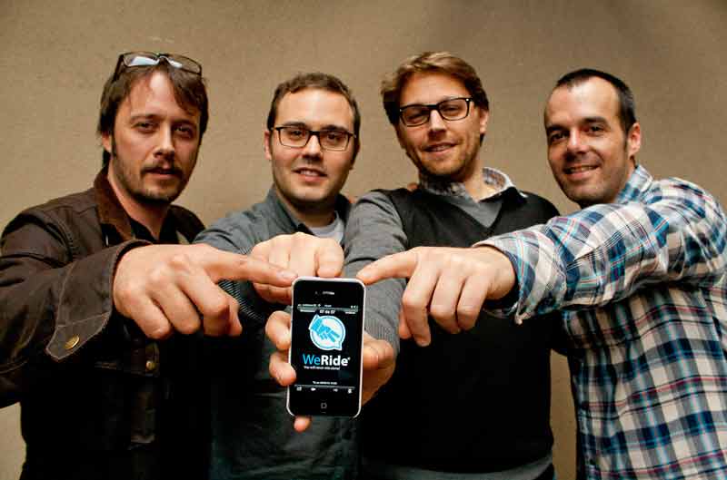 WeRide, aplicación para moteros