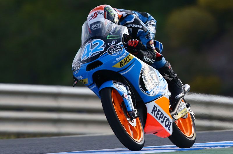 Alex Rins, mejor tiempo de Moto3 en Jerez