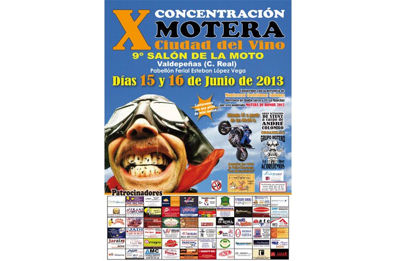 X Concentración motera ciudad del vino Valdepeñas